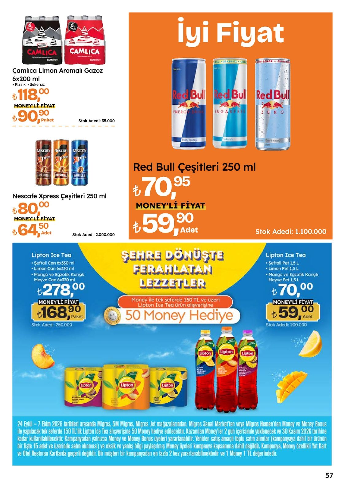 Migros katalog sayfa 57