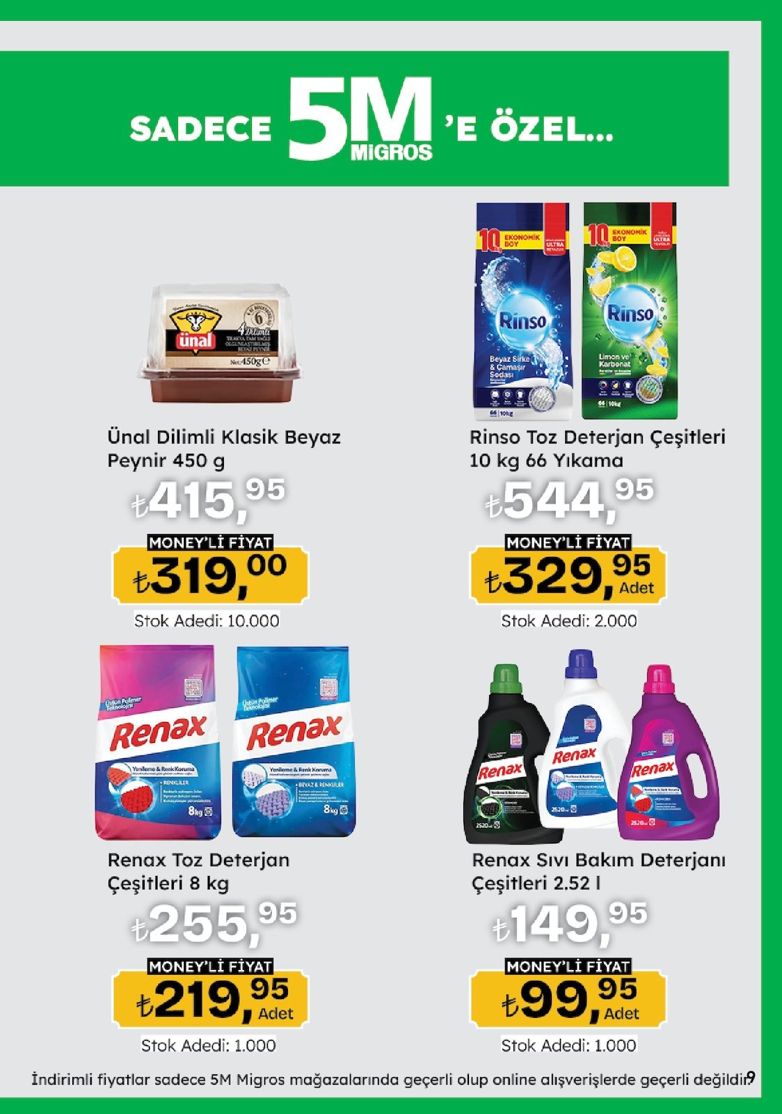 Migros katalog sayfa 9